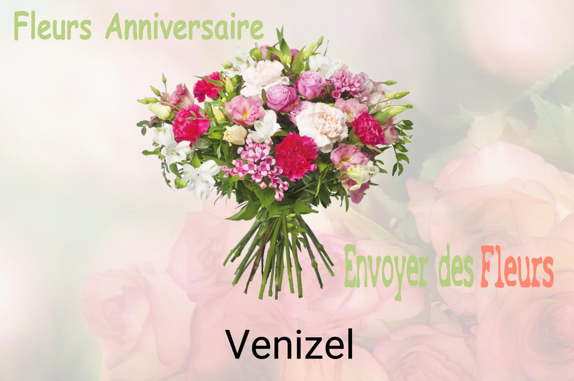 Bouquet de fleurs d’anniversaire livré à Venizel